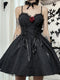 Gothic Lolita Lace Up Waist Dress