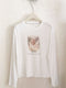 Angel Print Long Sleeve Top