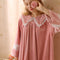 Fuzzy Long Sleeve Nightdress