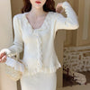 Soft Lace Elegant Knitwear