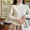 Soft Frilled Collar Knit Top