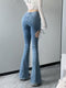 Coquette Hollow-out Denim Pants