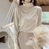 Soft High Neck Knitted Shirt