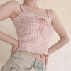 Checkered Cami Top & Skirt