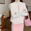 Sweet Floral Quilted Vest