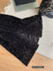 Velvet Sequined Skirt
