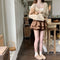 Knitted Flared Sleeves Cardigan