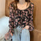 Floral Chiffon Shirt