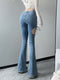 Coquette Hollow-out Denim Pants