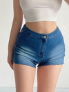 Casual Raw Cut Shorts
