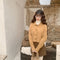 Cute Horn Toggle Button Sweater