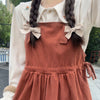 Vintage Blouse & Pinafore Skirt Set