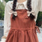 Vintage Blouse & Pinafore Skirt Set