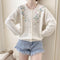 Embroidered Knit Cardigan