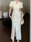 Package Hip Slit Suit  Dress