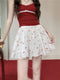 Coquette Cherry Print Skirt