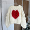 Clean Big Heart Sweater