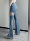 Coquette Hollow-out Denim Pants