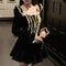 Dark Coquette Royal Puffy Dress