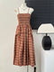 Preppy Plaid Slip Dress