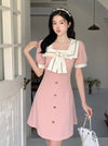 Elegant Slim Bow Dress