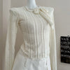 Coquette Lace Up Knit Shirt