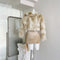 Romantic Fur Coat+ Sequinned Dress 2pcs Set