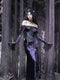 Fantasy Gothic Moon Night Fishtail Dress