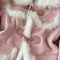 Pink Sweet Faux Fur Coat + Skirt 2pcs Set