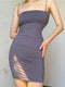 Versatile Solid Color Bodycon Dress