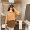 Cute Horn Toggle Button Sweater