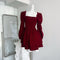 Sweet Velvet High Waist Dress