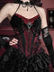 Gothic Rococo Boned Velvet 3pcs Set