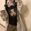 Vintage Teddy Bear Long Sleeve Sweatshirt