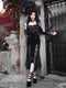 Gothic Rococo Fishtail Dress