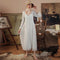 V Neck Long Sleeve Nightdress