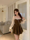 Long Sleeve Bow Dress