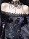 Fantasy Gothic Moon Night Fishtail Dress