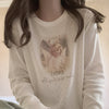 Angel Print Long Sleeve Top