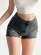 Casual Raw Cut Shorts