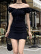 Coquette Black Puffy Dress