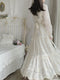 French Sweet White Dress