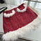 Holiday Faux Fur Coat + Skirt 2pcs Set