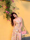 Vintage Floral Split Sling Dress