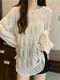 Flared Sleeve Chiffon Sunblock Top