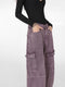 Purple Baggy Denim Pants