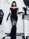 Dark Coquette 2pcs Dress Set