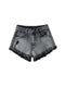 Coquette Gray Elastic Shorts