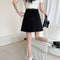 Black Split Skirt