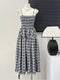 Preppy Plaid Slip Dress